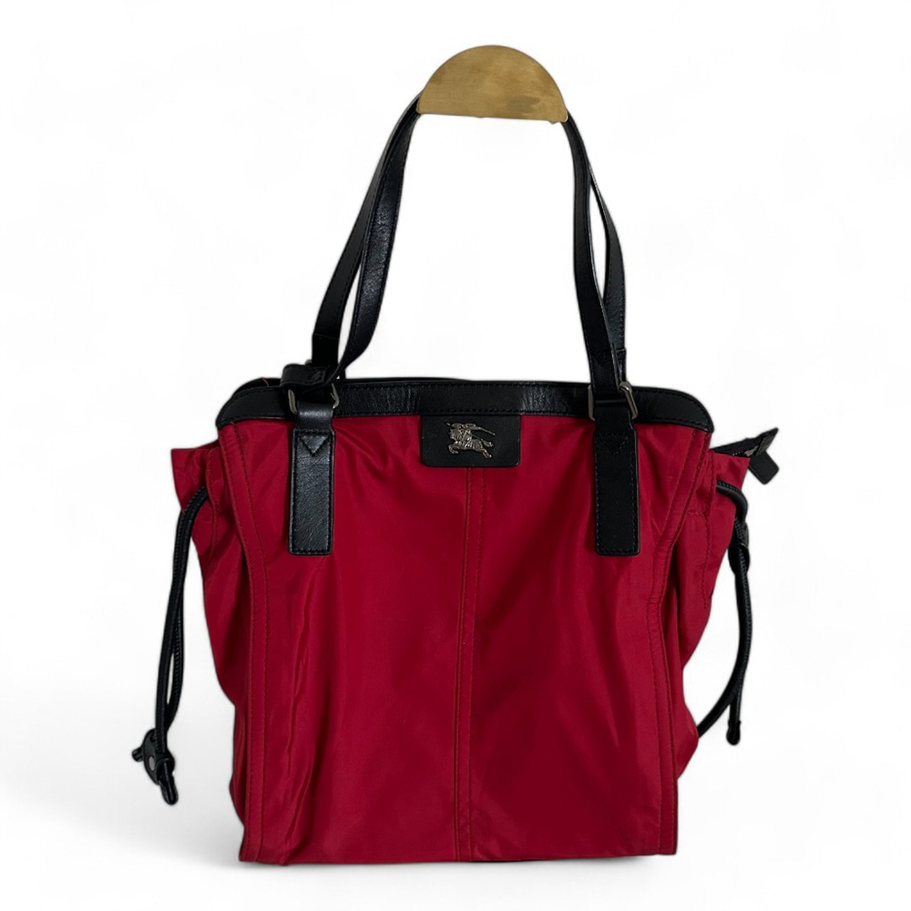 Women's Burberry Red Tote Bag